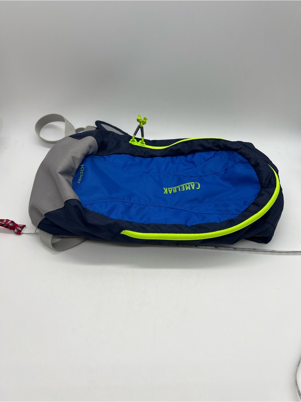 CamelBak Kicker Kid's Blue and Neon Green Kicker Backpack - Picture 10 of 14